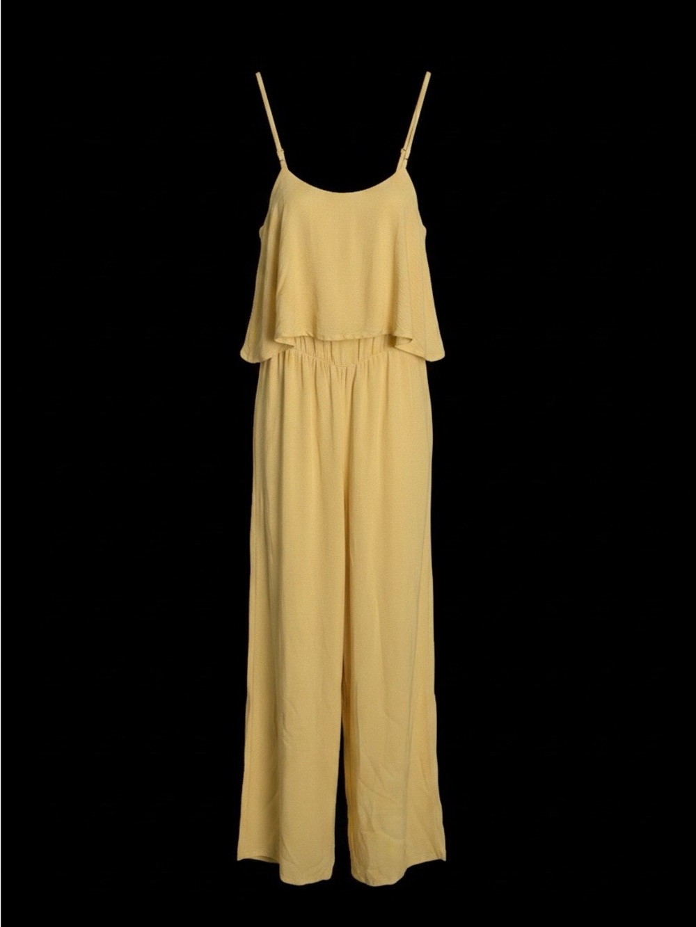 Yellow Sleeveless Jumpsuit- Nasty Gal - M